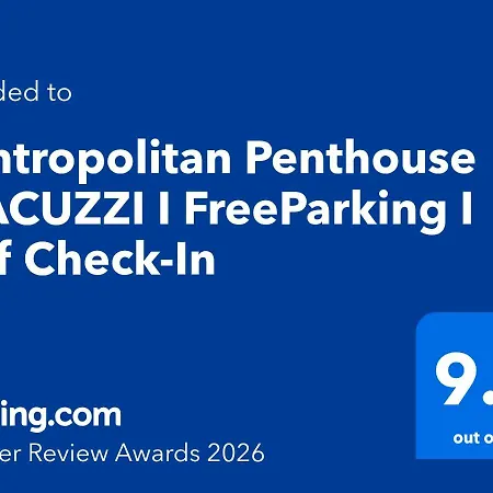 Appartamento Centropolitan Penthouse With Jaccuzzi- 2 Free Parking- Self Check-in